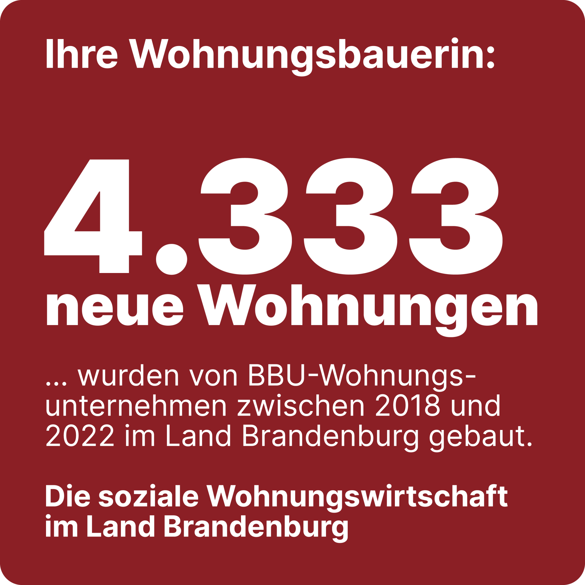 Landtagswahlen 2024 Brandenburg Kampagne BBU