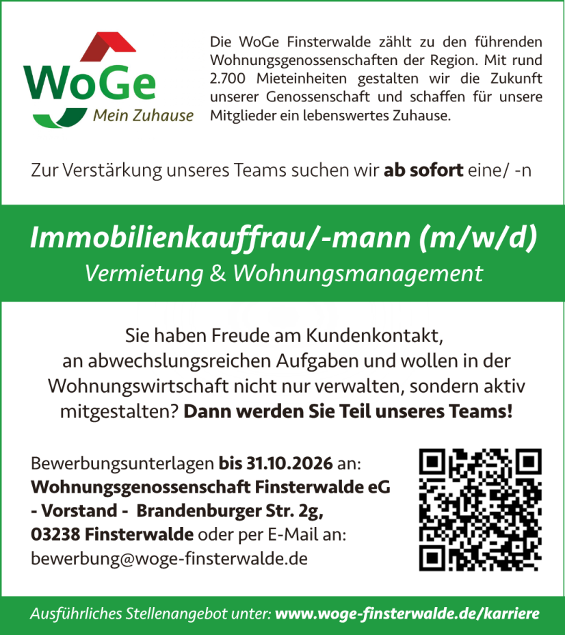 WoGe_Stellenanzeige