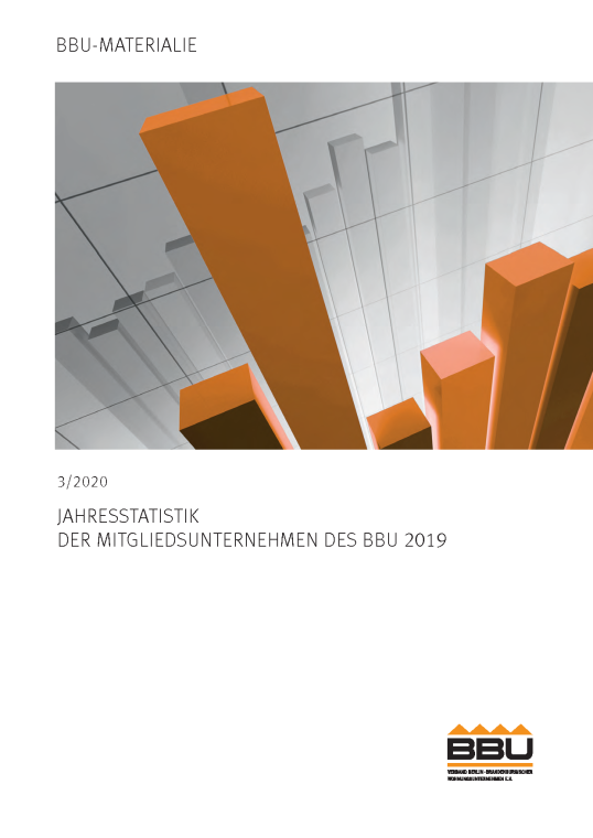 BBU-Jahresstatistik 2019 - Umschlag