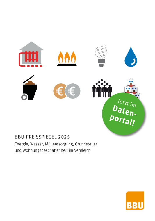 Deckblatt des BBU Preisspiegels 2026
